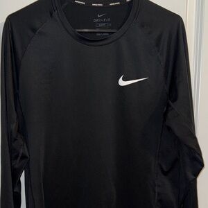 Nike Black Long Sleeve Dri-FIT Shirt